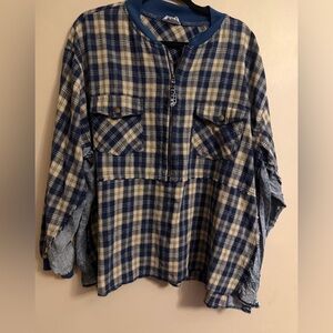 Plaid Women's Tunic Top